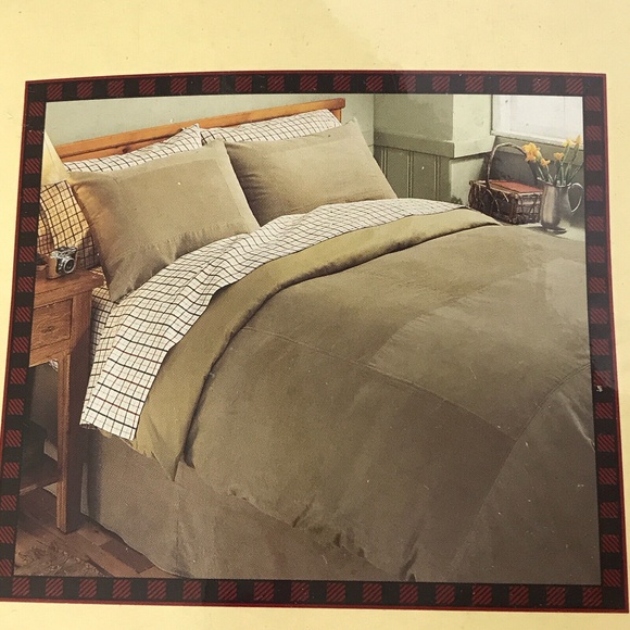 Woolrich Bedding Woolrich Home Duvet Set Beige Twin 0 Cotton One